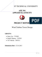 Wind Turbine Tower Design Analysis