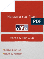 Managing Your Team