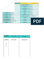 Plantilla de Excel para Bases de Datos