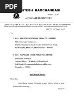 Download Legal Notice sent to Flipkart and Asus Zenfone by Ramchandani SN364134250 doc pdf