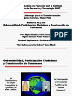 Presentación: Módulo de Gobernabilidad CAF-IUGT 2011-2012.