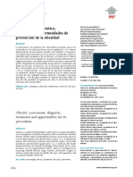 Evaluacion Diagnostico Tratamiento y Oportunidades de Prevencion de La Obesidad