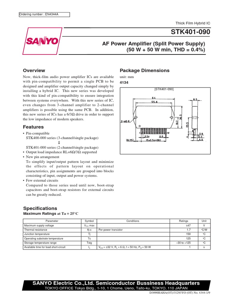Audio Amplifier ICs for Engineers | PDF | Capacitor | Amplifier