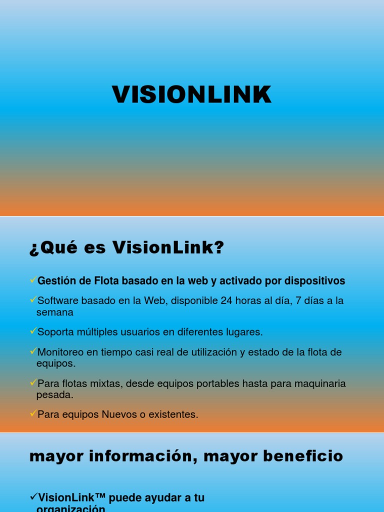 Vision Link | PDF | Inalámbrico | Red mundial