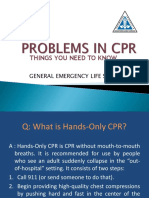 Problems in CPR 2011