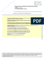 Information Storage and Retrieval Through Quantum Phase