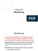 Lecture 8 Weathering