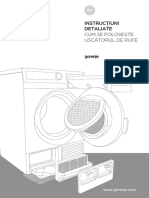 Manual de utilizare uscator de rufe Gorenje D8565NA