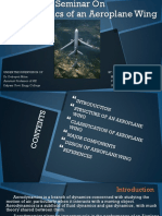 Aerodynamics of An Aeroplane Wing