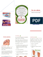 Triptico Pie de Atleta