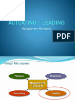 Actuating - Leading
