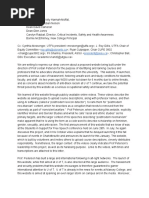 WGSI Letter