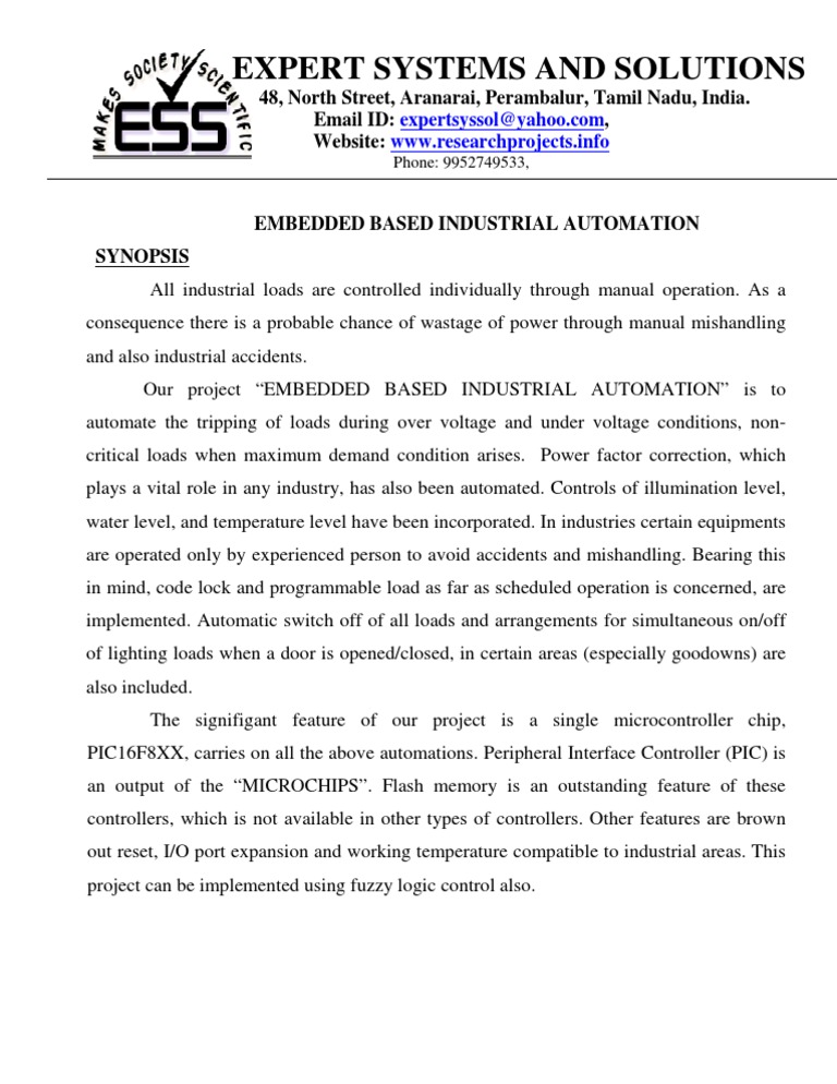 Embedded Industrial Automation Solutions | PDF