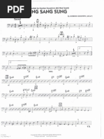Sing Sang Sung - Gordon Goodwin - Bass Sheet | PDF | Entertainment