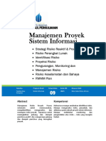 Modul Manajemen Proyek Sistem Informasi (TM9)