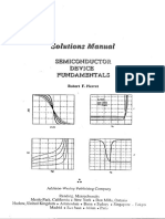 Semiconductor Device Fundamentals - 1st Ed Solution Manual (R. Pierret)