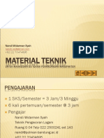 Material Teknik Untuk de P1