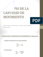 Principio de La Cantidad de Movimiento