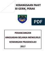 Belanjawan Mengurus Kewangan Pra