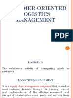 Custmr Orntd Logistics MGT