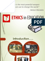Ethics in Education System (Presented)