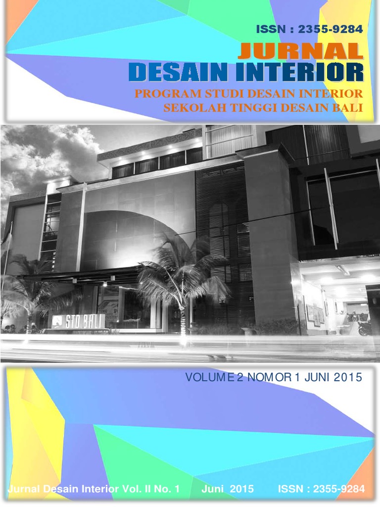  JURNAL  DESAIN  INTERIOR  VOLUME 2 pdf