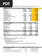 Latihan Soal Financial Ratios