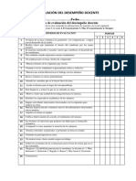 AUTOEVALUACIÓN DOCENTE