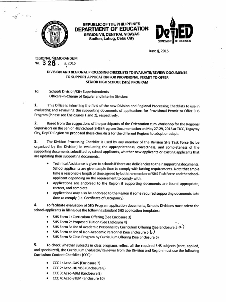 SHS Subject - Checklists PDF | PDF | Professional Certification ...