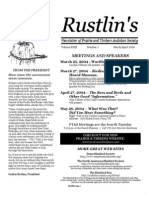 Mar-Apr 2004 Rustlin's Newsletter Prairie and Timbers Audubon Society 