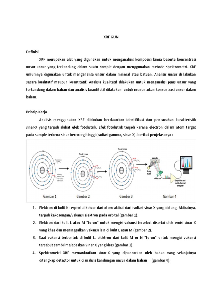 Prinsip Kerja dan Pengoperasian XRF Gun | PDF
