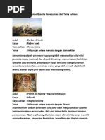 Nama Seniman Dan Hasil Karyanya Karya Serta Aliran  PDF