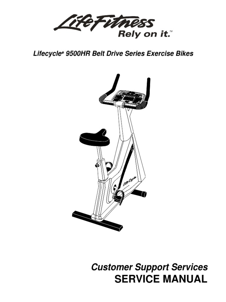 Life Fitness Lifecycle 9500 HR PDF Physical Fitness Belt (Mechanical)