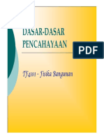 Slide Kuliah Dasar-Dasar Pencahayaan