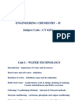 Unit - I Water Technology