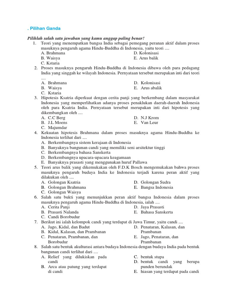 Soal Uas Kelas 11 Ips