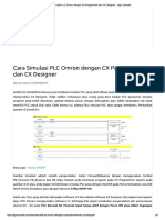 Cara Simulasi PLC Omron Dengan CX Programmer Dan CX Designer - Jago Otomasi
