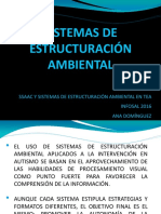 Sistemas de estructuración ambiental para autismo