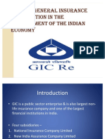 Role of General Insurance Corporation in The Development