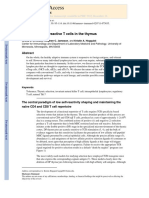 Selection of Self-reactive T Cells in the Thymus