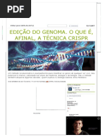 Edição Do Genoma