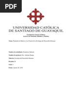 Pirámide de Maslow y La Teoría de La Ecología del Desarrollo Humano .docx