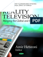 Reality Television Merging The Global and The Local