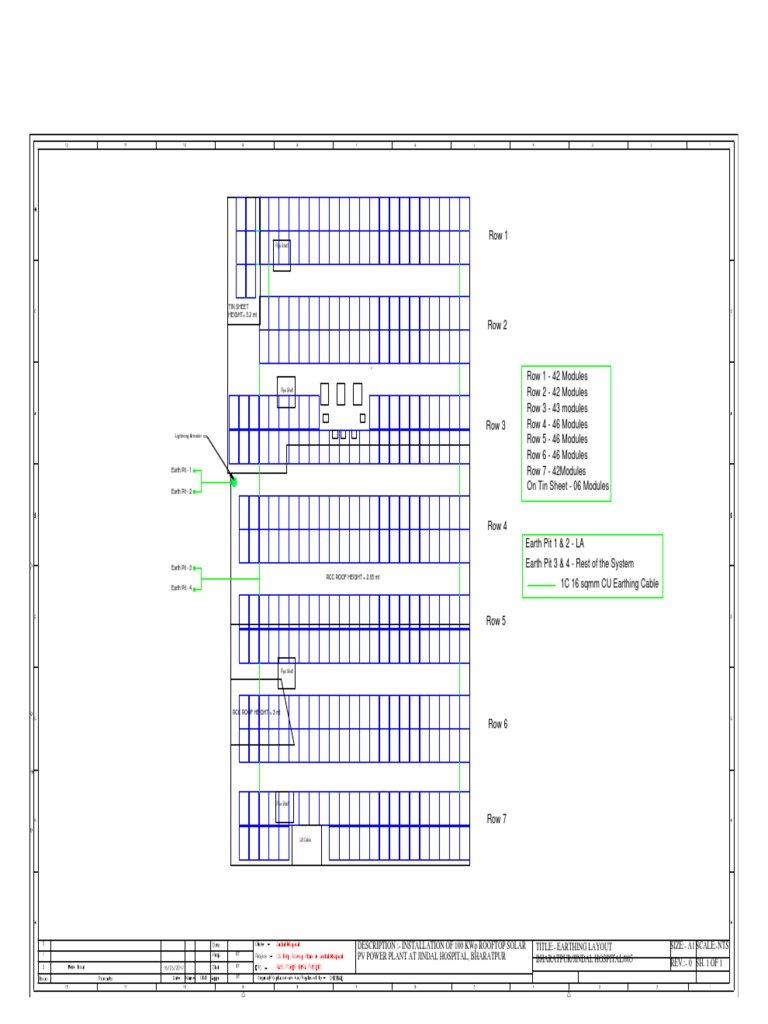 Earthing Layout for Jindal Hospital | PDF | Electric Power | Energy ...