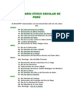 Calendario Cívico Escolar de Perú 2014