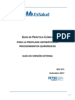 GPC Profilaxis Antibiótica en Procedimientos Quirúrgicos 2017