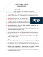 Temporal Dan Causal Relaionship