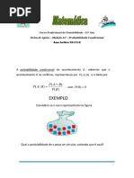 Ficha Probabibilidade Condicional CONT 12º Ano