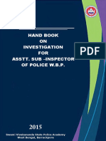 Hand Book On Investigation For ASIs