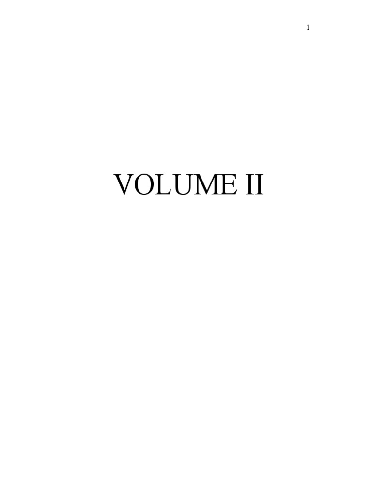 Volume II | PDF | Trapping | Nature